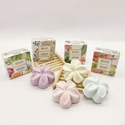 OASIS PACIFIC HANDCRAFTED SHOWER STEAMER 65G - TROPICAL BLOOM