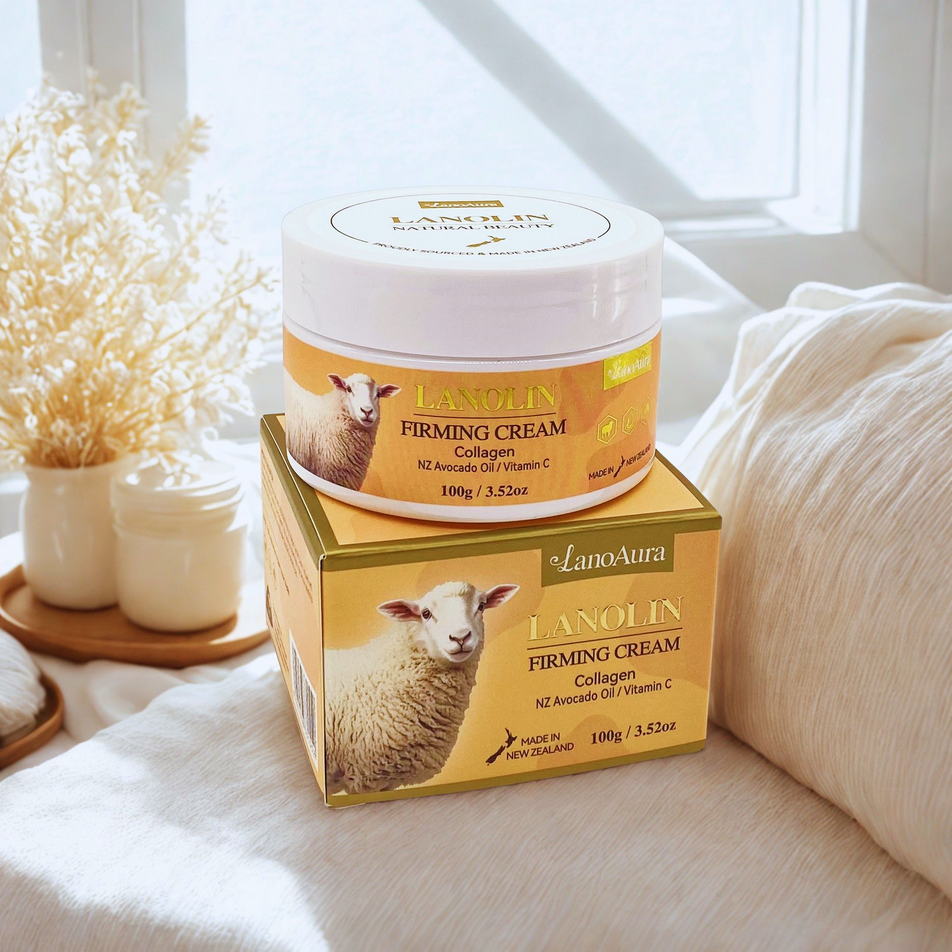 NEW ZEALAND Firming Collagen Lanolin Cream 100G