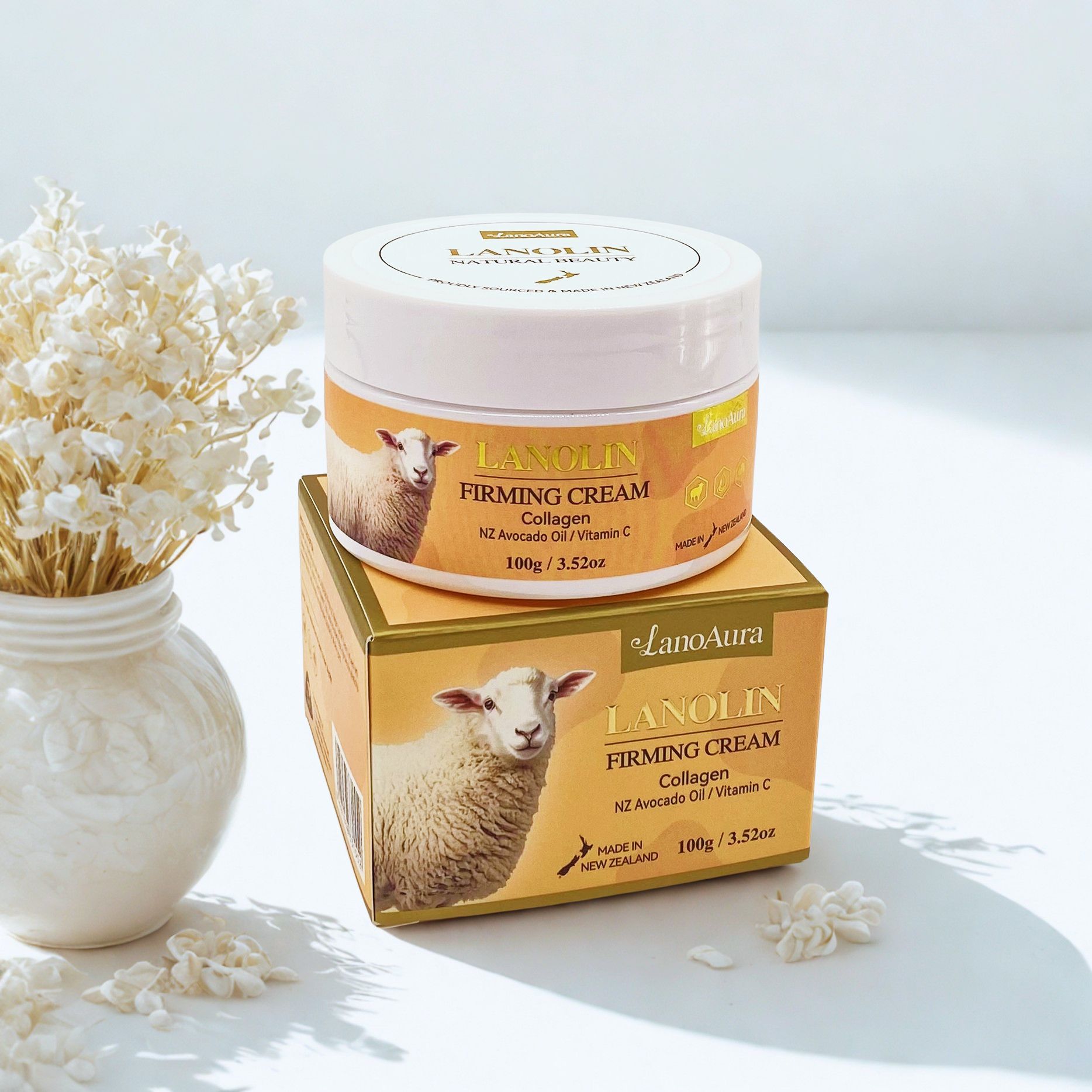 NEW ZEALAND Firming Collagen Lanolin Cream 100G