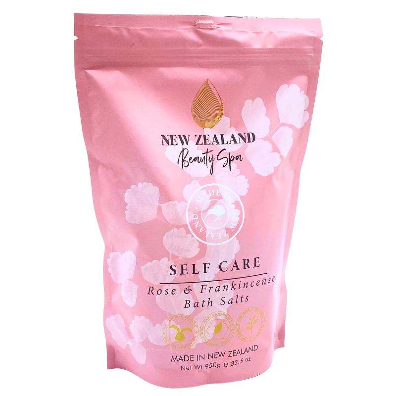 NZBS – SELF CARE  Rose & Frankincense Bath Salts 950G