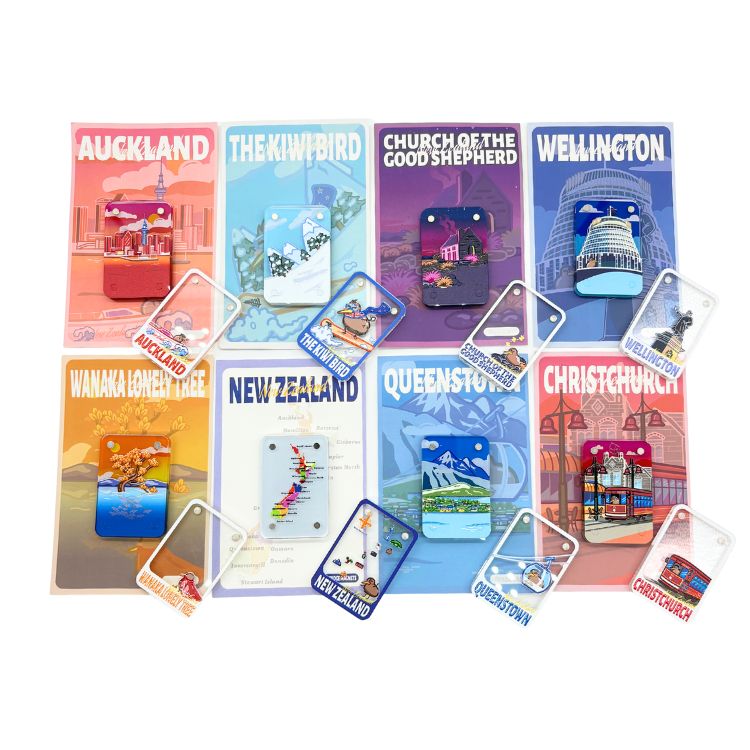 Aoraki Alpine Fresh – 3D Split Ceramic Fridge Magnet