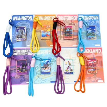 Capital Breeze (Wellington) – Iridescent Colour-Changing Keychain