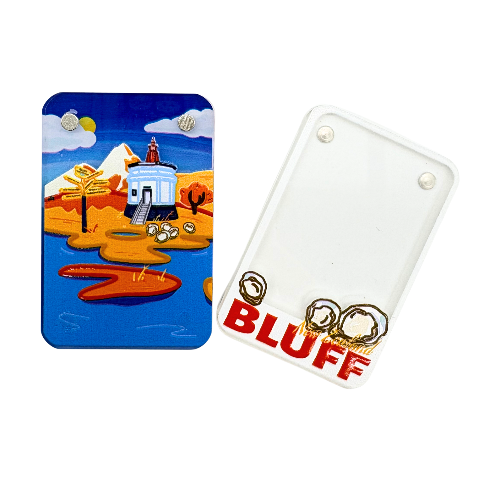 NEW ZEALAND Bluff – 3D Split Ceramic Fridge Magnet