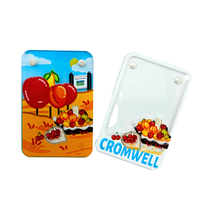 NEW ZEALAND Cromwell – 3D Split Ceramic Fridge Magnet