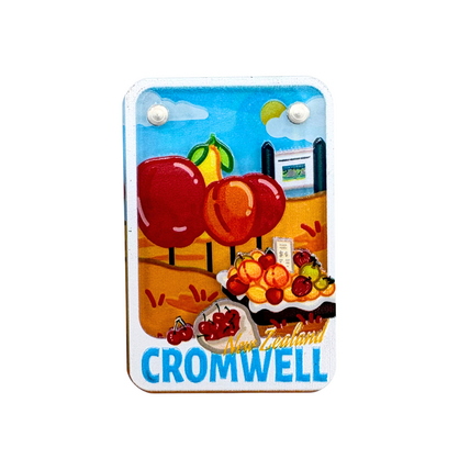 NEW ZEALAND Cromwell – 3D Split Ceramic Fridge Magnet