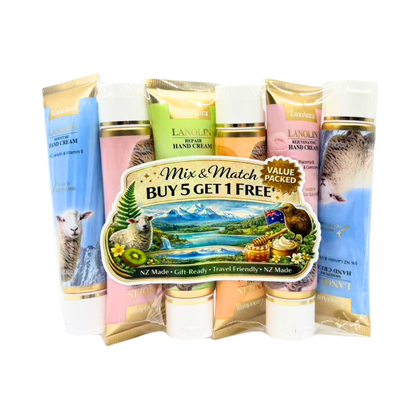 LANONLIN 6-Piece Mixed Hand Cream Special Set (50g x 6) BUY 5 GET 1 FREE