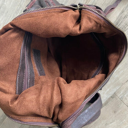 Zaira Vintage Brown Hobo Bag
