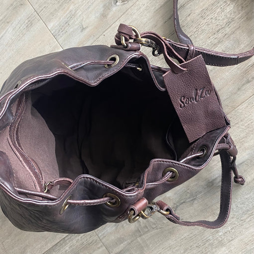 Bettina Studded Bucket Bag