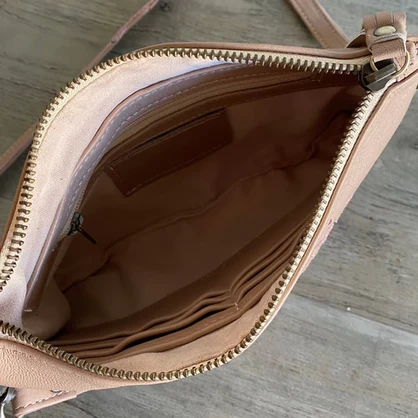 Blush Boho Sunflower Crossbody Bag