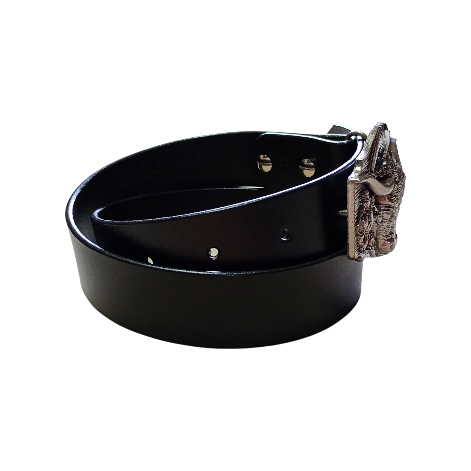 Swagman Leather Australian Made Longhorn Cowboy Belt/Real Italian Leather - 38mm (1.5”)