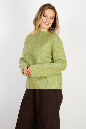 WOOL BLEND KNIT CHATRUSE