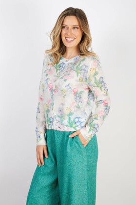 WOOL BLEND CARDIGAN