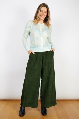 COTTON CASHMERE BLEND CARDIGAN TULIPS