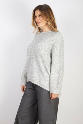 WOOL BLEND KNIT PINK