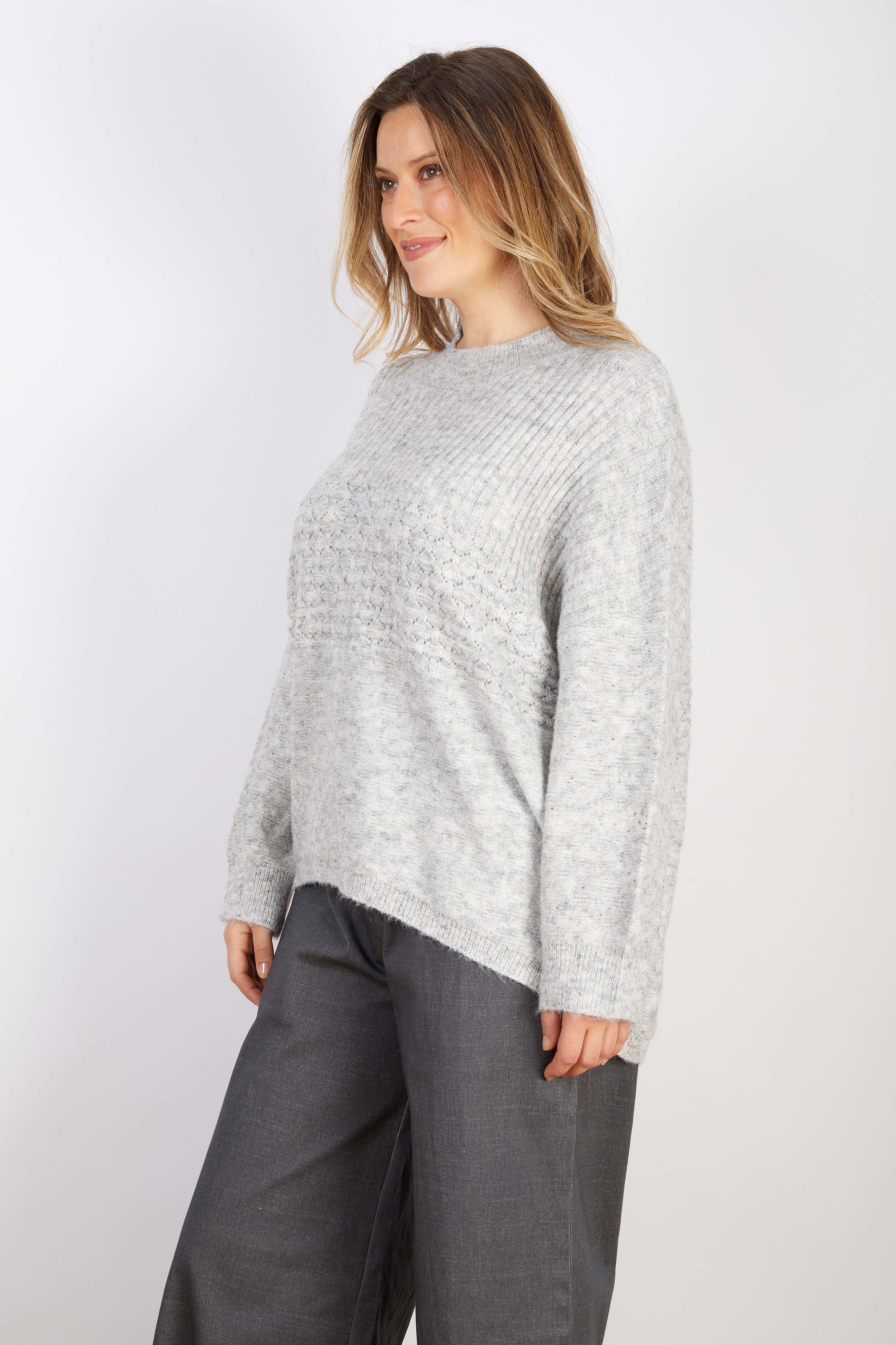 WOOL BLEND KNIT PINK