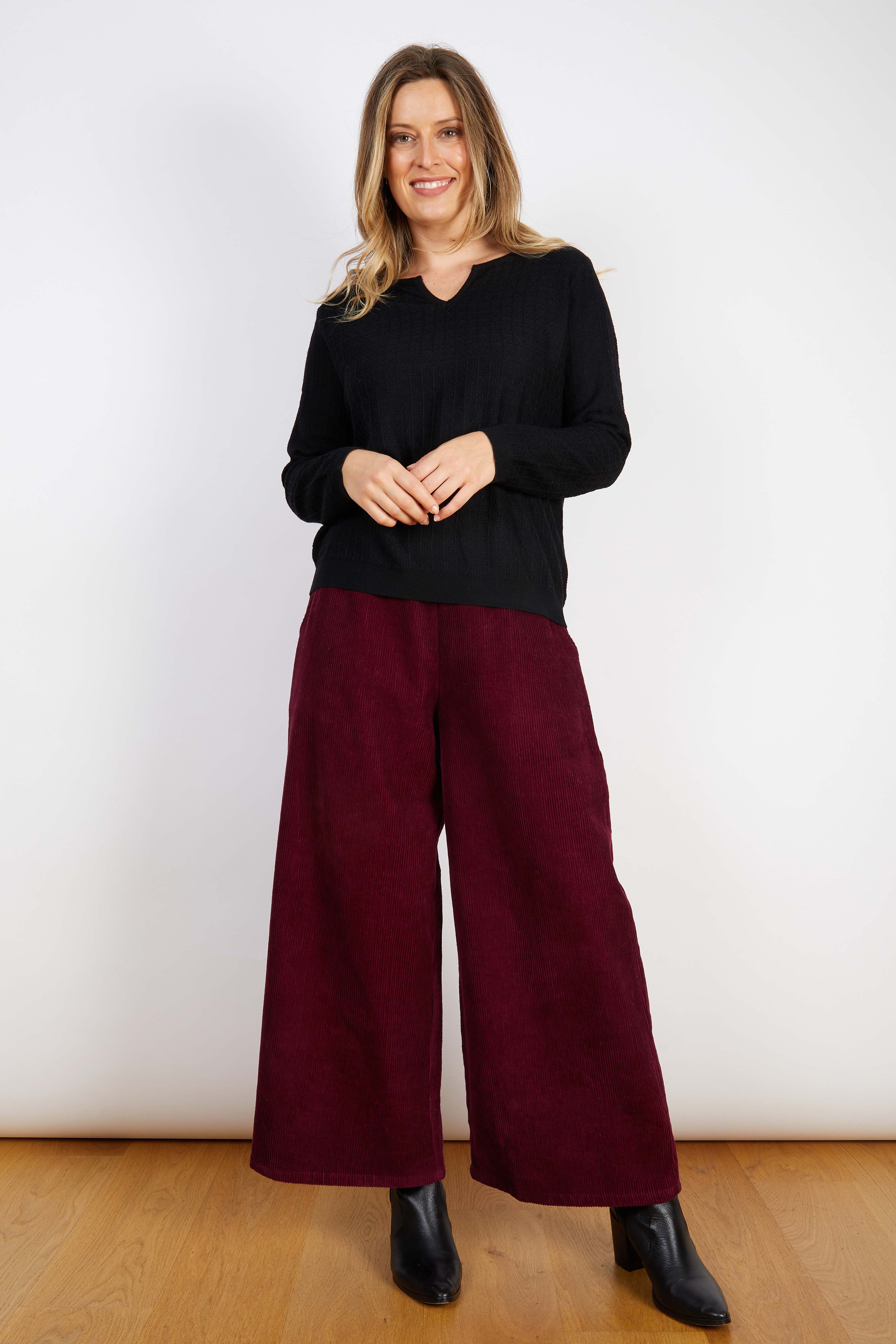 COTTON BLEND KNIT BLACK