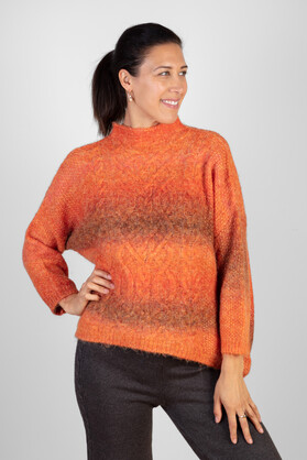 ACRYLIC KNIT - TANGERINE