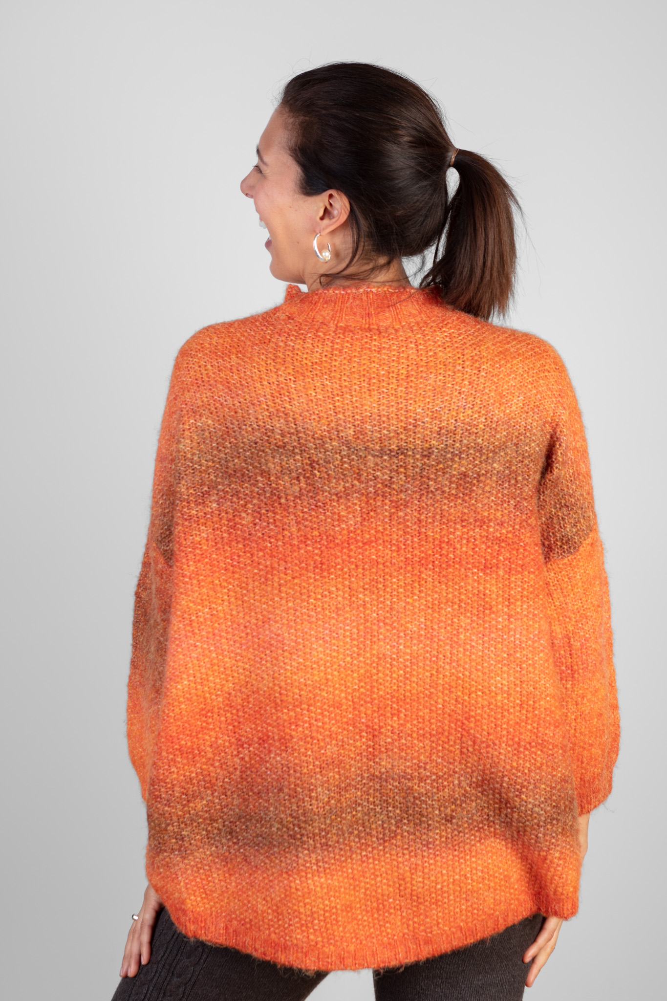 ACRYLIC KNIT - TANGERINE