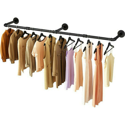 Adjustable Wall-Mounted Clothes Rack (90–180 cm)