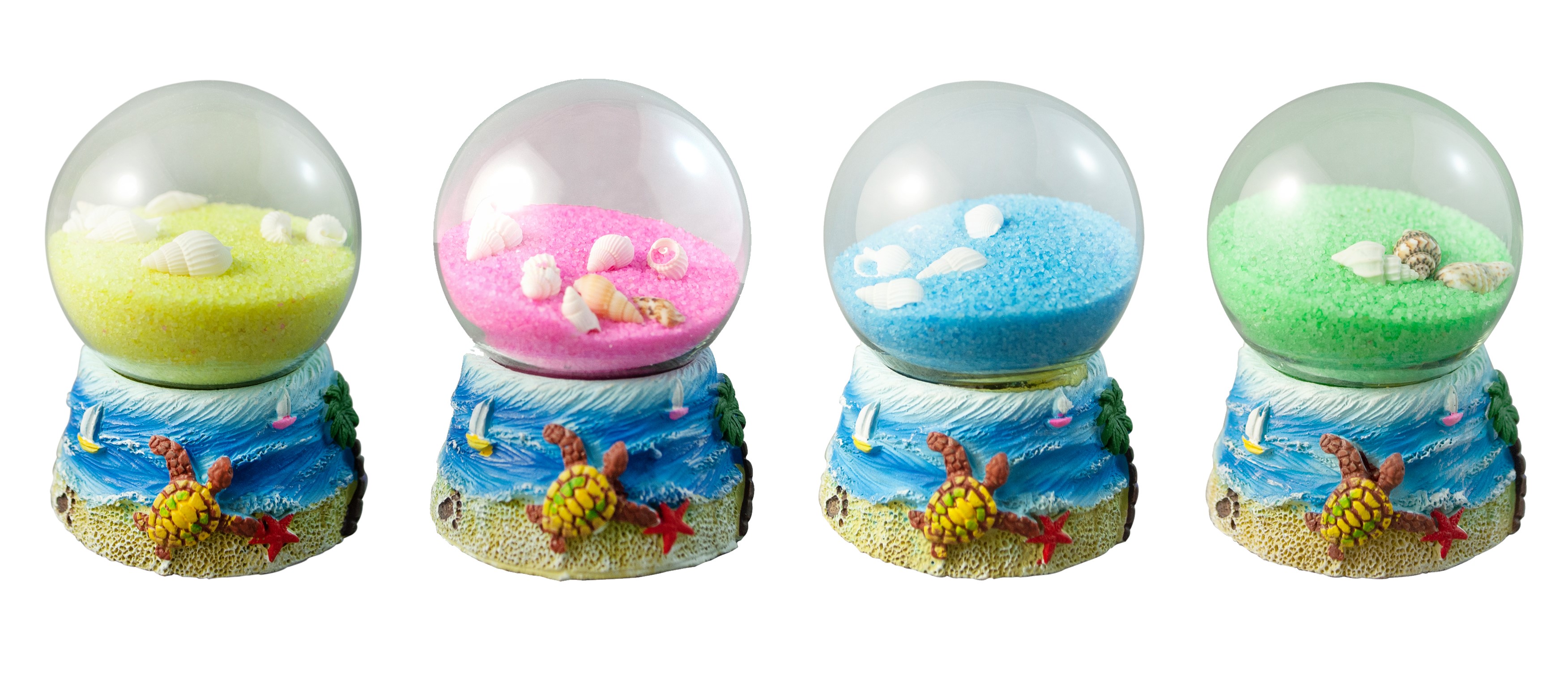 2 Turtle/Ocean Sandball 4 assorted Custom Name
