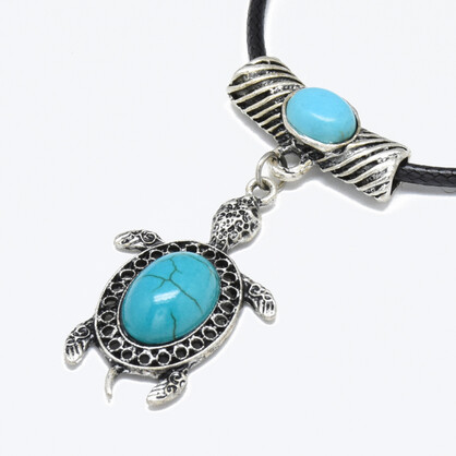 Turquoise Turtle Pendant