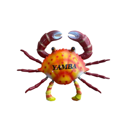 Crab Spring Magnet BACK IN STOCK! ORDER NOW BEFORE THE CHRISTMAS RUSH! 7X5cm. 36/360