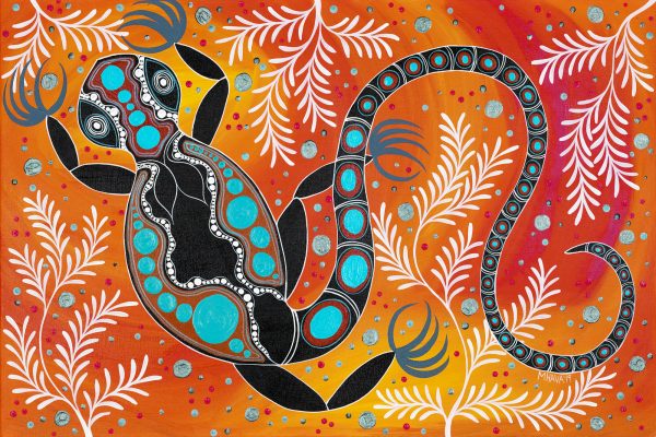 Postcard Tata Lizard