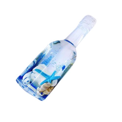 Whiskey Starfish / Shells Bottle Magnet 11x4.5cm. TOP 10% SELLER