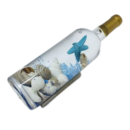 Wine Star / Shells Bottle 11.5X4cm