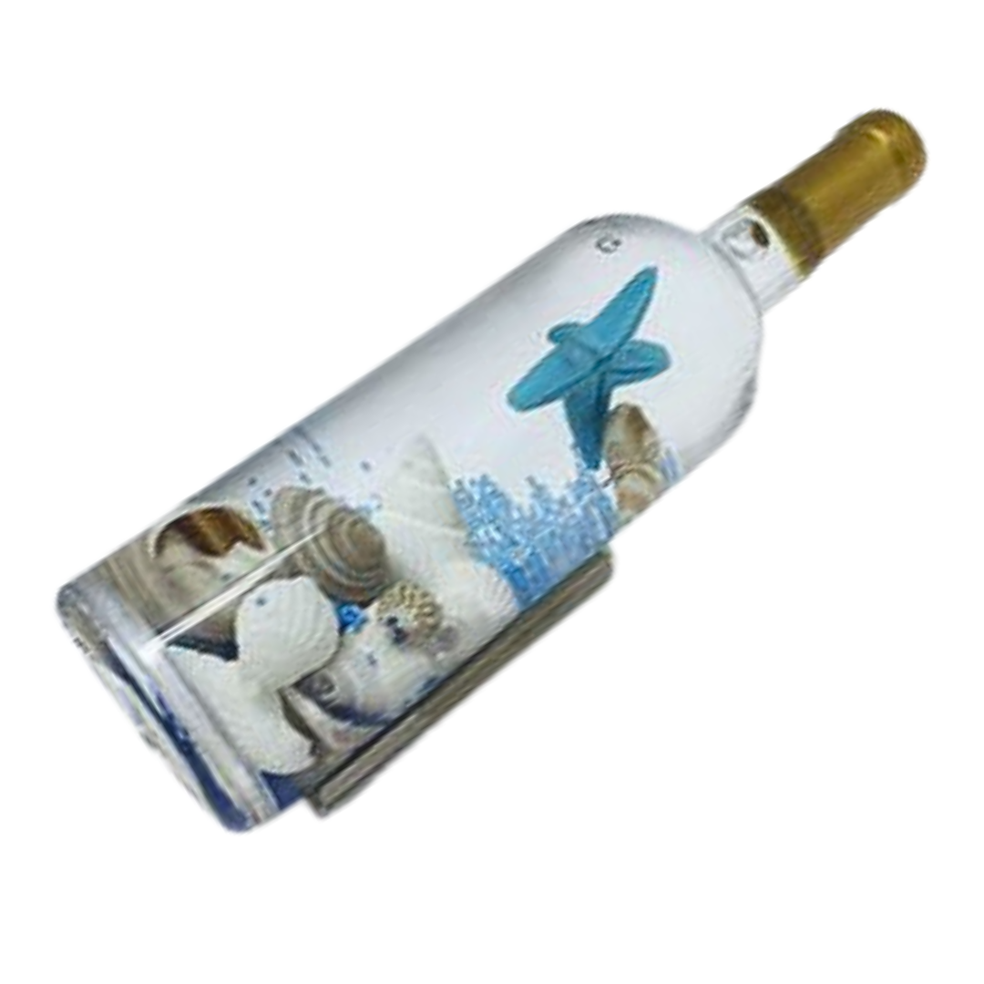 Wine Star / Shells Bottle 11.5X4cm