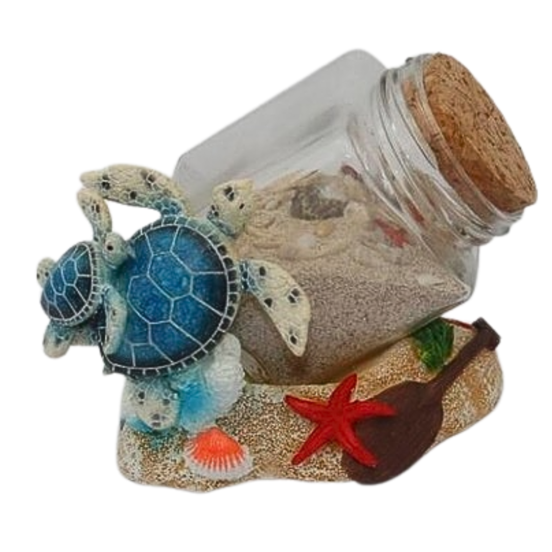 Diagonal Turtle Short Sand Bottle