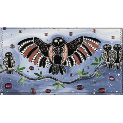 Stubbie Cooler - Sootee Owl & Chicks