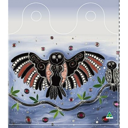 Wine Bottle Cooler - Sootee Owl & Chicks