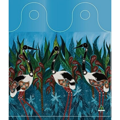Wine Bottle Cooler - Jabiru & Halaconia