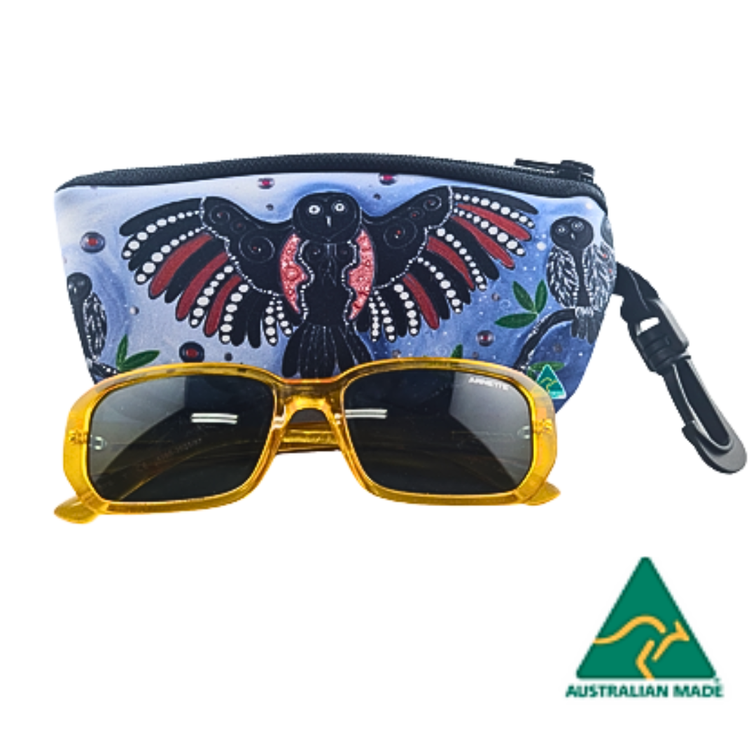 Sunglasses Cover - Sootee Owl & Chicks