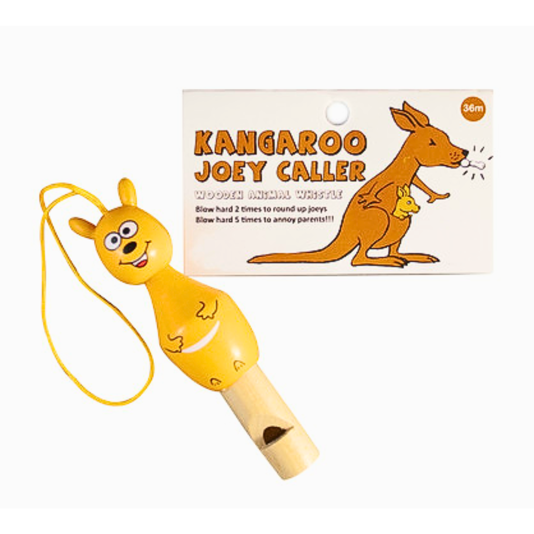 Kangaroo Wooden Whistle