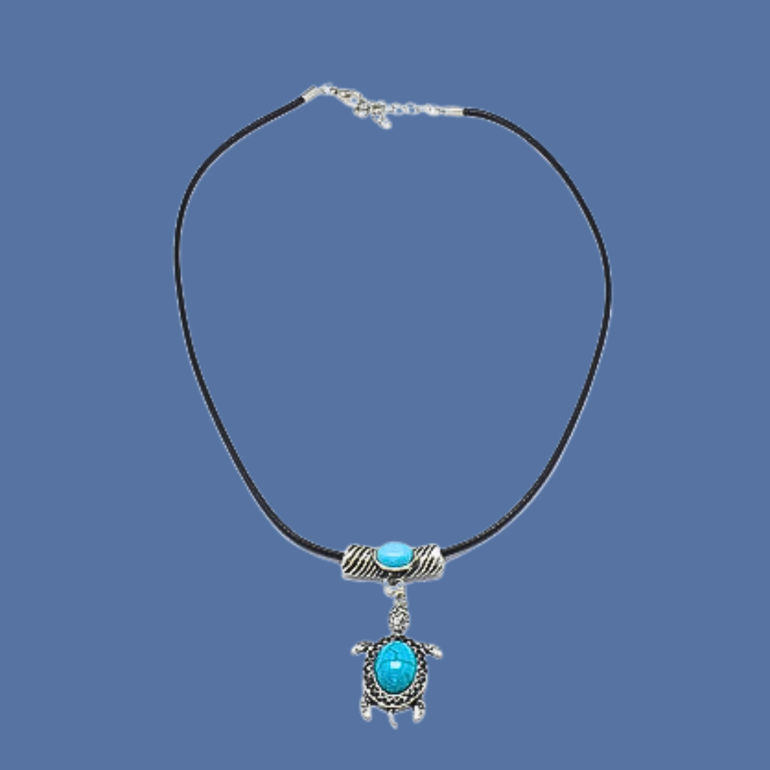 Turquoise Turtle Pendant