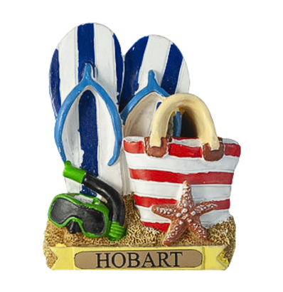 Seaside Slipper Handbag Magnet