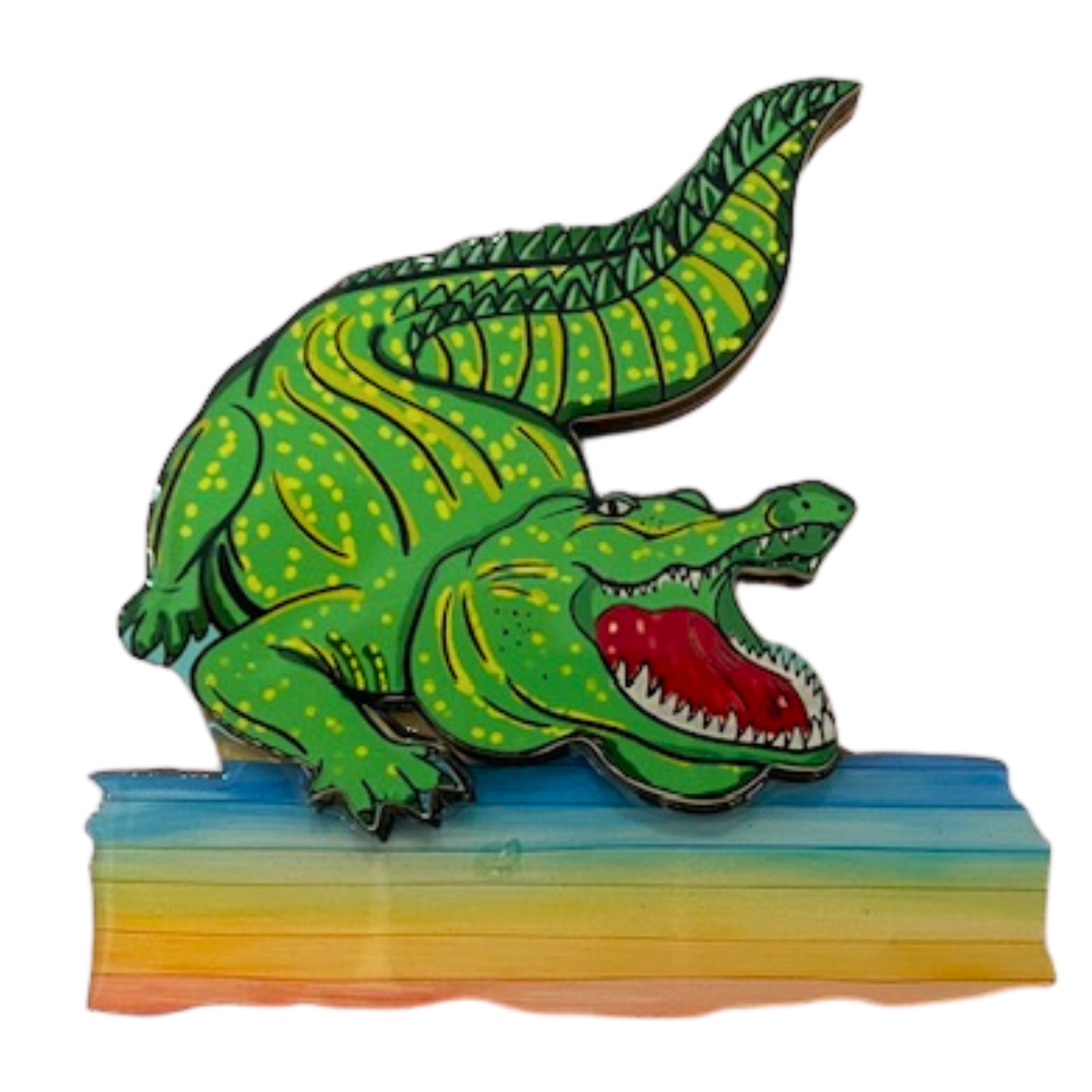 Colourful Croc Magnet MDF