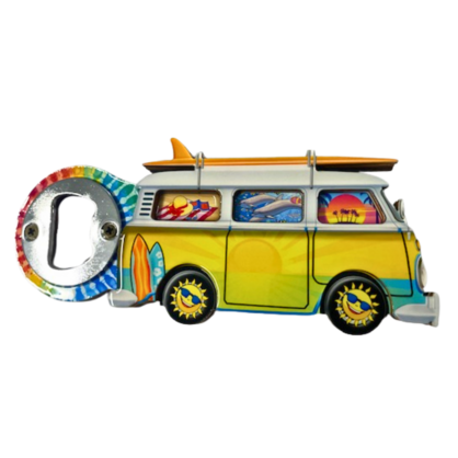 Yellow Combi Magnet Bottle Opener MDF