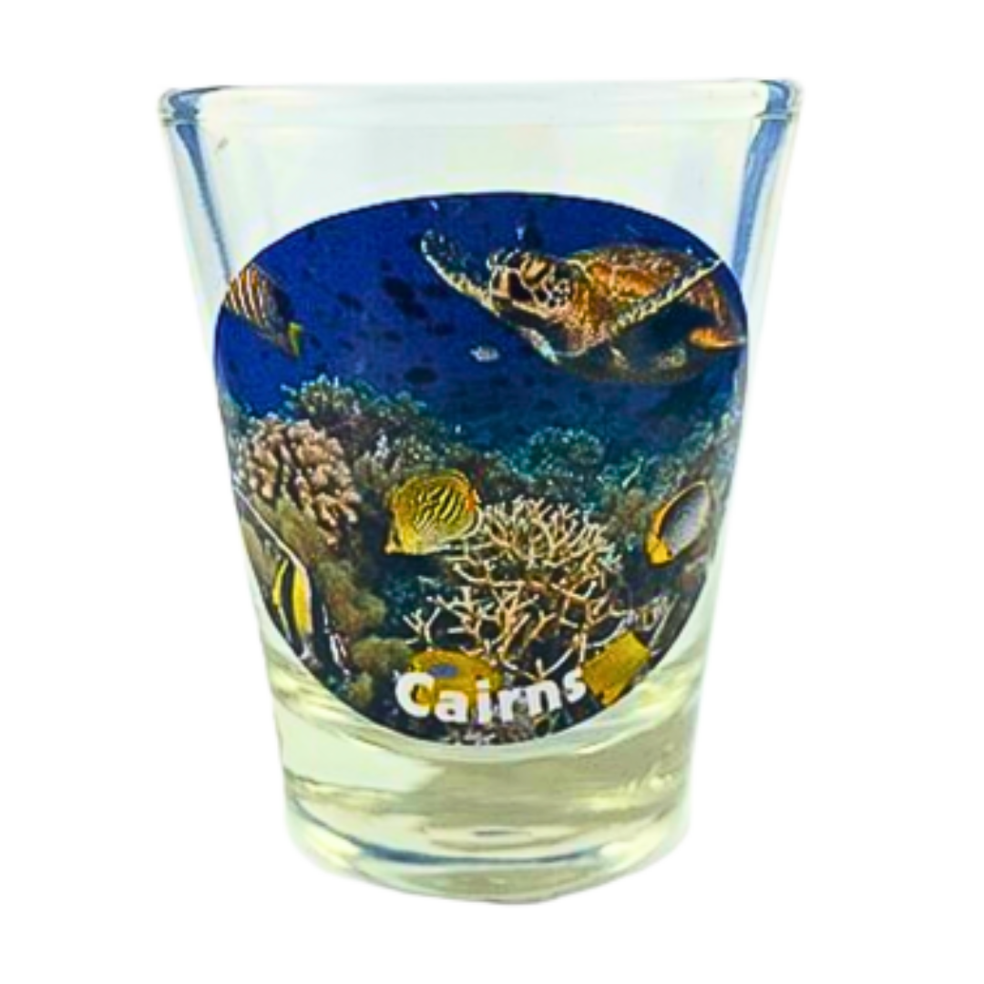 Cairns Turtles Shot Glass