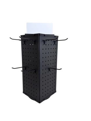 Rotating Pegboard Display Stand