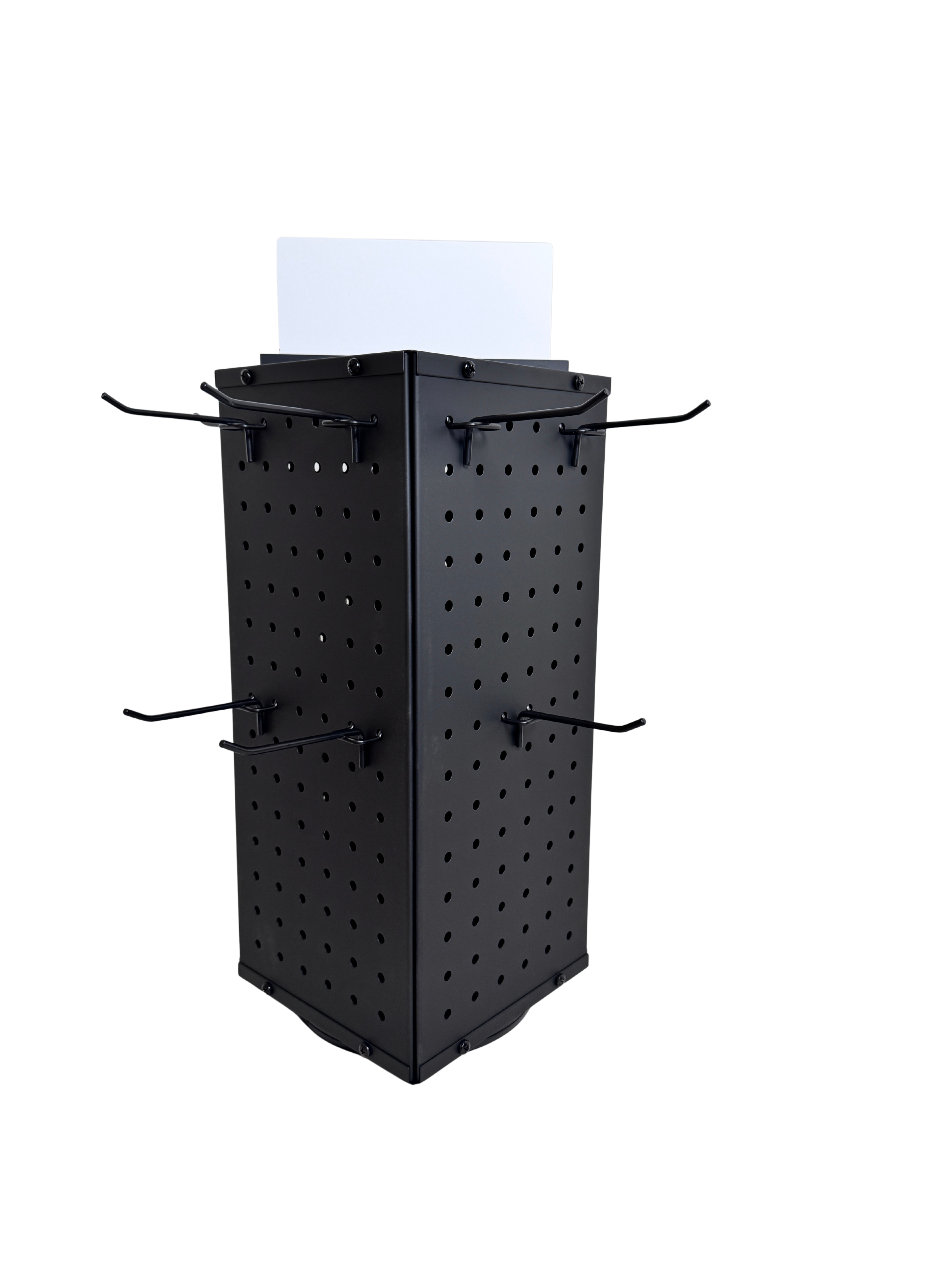 Rotating Pegboard Display Stand