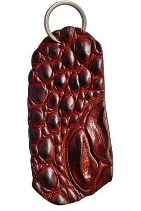 Croc Single Flat Key Ring