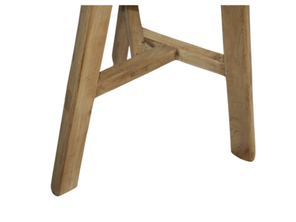 Low Round Elm Stool
