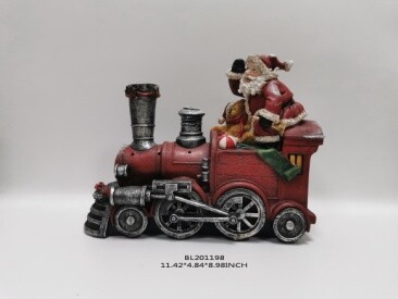 Santa on Train