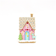 8.5"H Gingerbread house