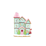 12"H Gingerbread house