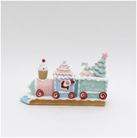 10*6"H Cake train