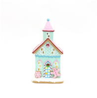 13"H Gingerbread house